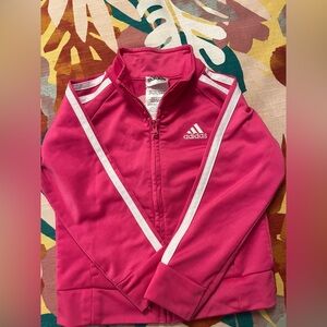 Adidas Kids Fuchsia Track Jacket